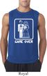 White Game Over Mens Sleeveless Shirt