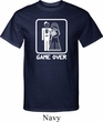 White Game Over Mens Tall Shirt