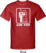 White Game Over Mens Tall Shirt