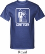 White Game Over Mens Tall Shirt