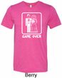 White Game Over Mens Tri Blend Crewneck Shirt
