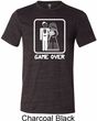 White Game Over Mens Tri Blend Crewneck Shirt