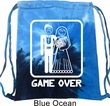 White Game Over Tie Dye Bag
