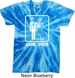White Game Over Twist Tie Dye Shirt