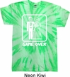 White Game Over Twist Tie Dye Shirt