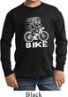 White Penguin Power Bike Kids Long Sleeve Shirt