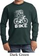 White Penguin Power Bike Kids Long Sleeve Shirt