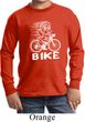 White Penguin Power Bike Kids Long Sleeve Shirt