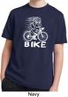White Penguin Power Bike Kids Moisture Wicking Shirt