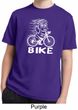 White Penguin Power Bike Kids Moisture Wicking Shirt
