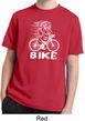 White Penguin Power Bike Kids Moisture Wicking Shirt