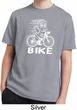 White Penguin Power Bike Kids Moisture Wicking Shirt