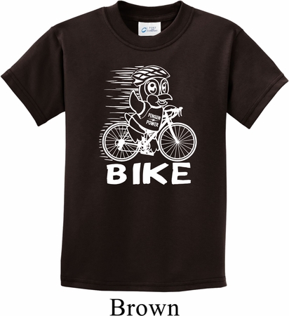 White Penguin Power Bike Kids Shirt