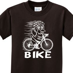White Penguin Power Bike Kids Shirt