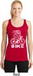 White Penguin Power Bike Ladies Dry Wicking Racerback Tank Top