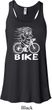 White Penguin Power Bike Ladies Flowy Racerback Tanktop