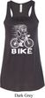 White Penguin Power Bike Ladies Flowy Racerback Tanktop