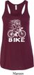 White Penguin Power Bike Ladies Flowy Racerback Tanktop
