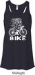 White Penguin Power Bike Ladies Flowy Racerback Tanktop