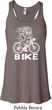 White Penguin Power Bike Ladies Flowy Racerback Tanktop