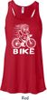 White Penguin Power Bike Ladies Flowy Racerback Tanktop