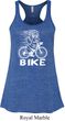 White Penguin Power Bike Ladies Flowy Racerback Tanktop