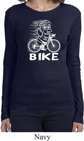 White Penguin Power Bike Ladies Long Sleeve Shirt