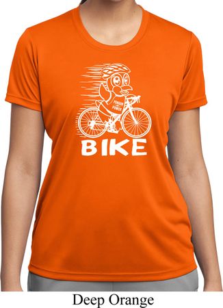 White Penguin Power Bike Ladies Moisture Wicking Shirt