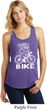 White Penguin Power Bike Ladies Racerback Tank Top