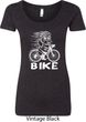 White Penguin Power Bike Ladies Scoop Neck Shirt