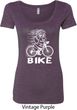 White Penguin Power Bike Ladies Scoop Neck Shirt