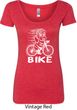 White Penguin Power Bike Ladies Scoop Neck Shirt