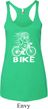 White Penguin Power Bike Ladies Tri Blend Racerback Tank Top