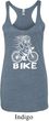 White Penguin Power Bike Ladies Tri Blend Racerback Tank Top