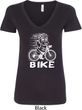 White Penguin Power Bike Ladies V-Neck Shirt