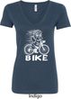 White Penguin Power Bike Ladies V-Neck Shirt