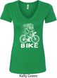 White Penguin Power Bike Ladies V-Neck Shirt