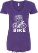 White Penguin Power Bike Ladies V-Neck Shirt