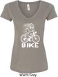White Penguin Power Bike Ladies V-Neck Shirt