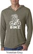 White Penguin Power Bike Lightweight Hoodie Shirt