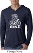 White Penguin Power Bike Lightweight Hoodie Shirt