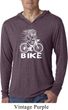 White Penguin Power Bike Lightweight Hoodie Shirt