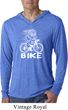 White Penguin Power Bike Lightweight Hoodie Shirt