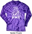 White Penguin Power Bike Long Sleeve Tie Dye Shirt