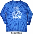 White Penguin Power Bike Long Sleeve Tie Dye Shirt
