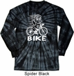 White Penguin Power Bike Long Sleeve Tie Dye Shirt