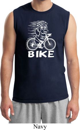 White Penguin Power Bike Mens Muscle Shirt