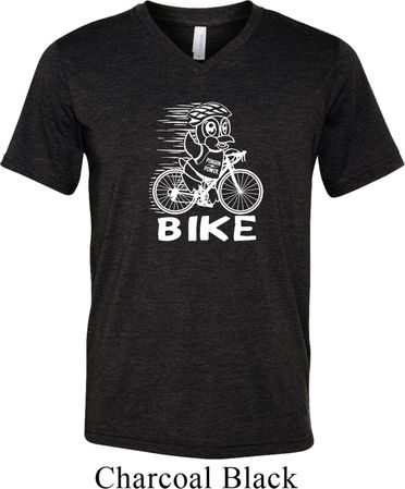 White Penguin Power Bike Mens Tri Blend V-neck Shirt