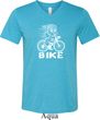 White Penguin Power Bike Mens Tri Blend V-neck Shirt