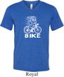 White Penguin Power Bike Mens Tri Blend V-neck Shirt